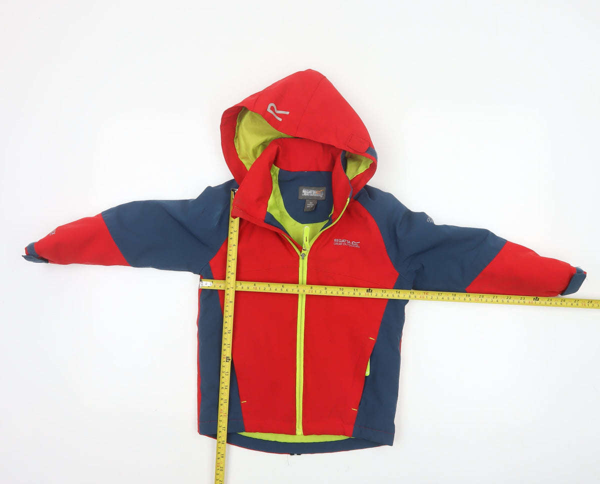 Regatta Boys Multicoloured 5-6 Years Ski Jacket Hooded Waterproof Isotex