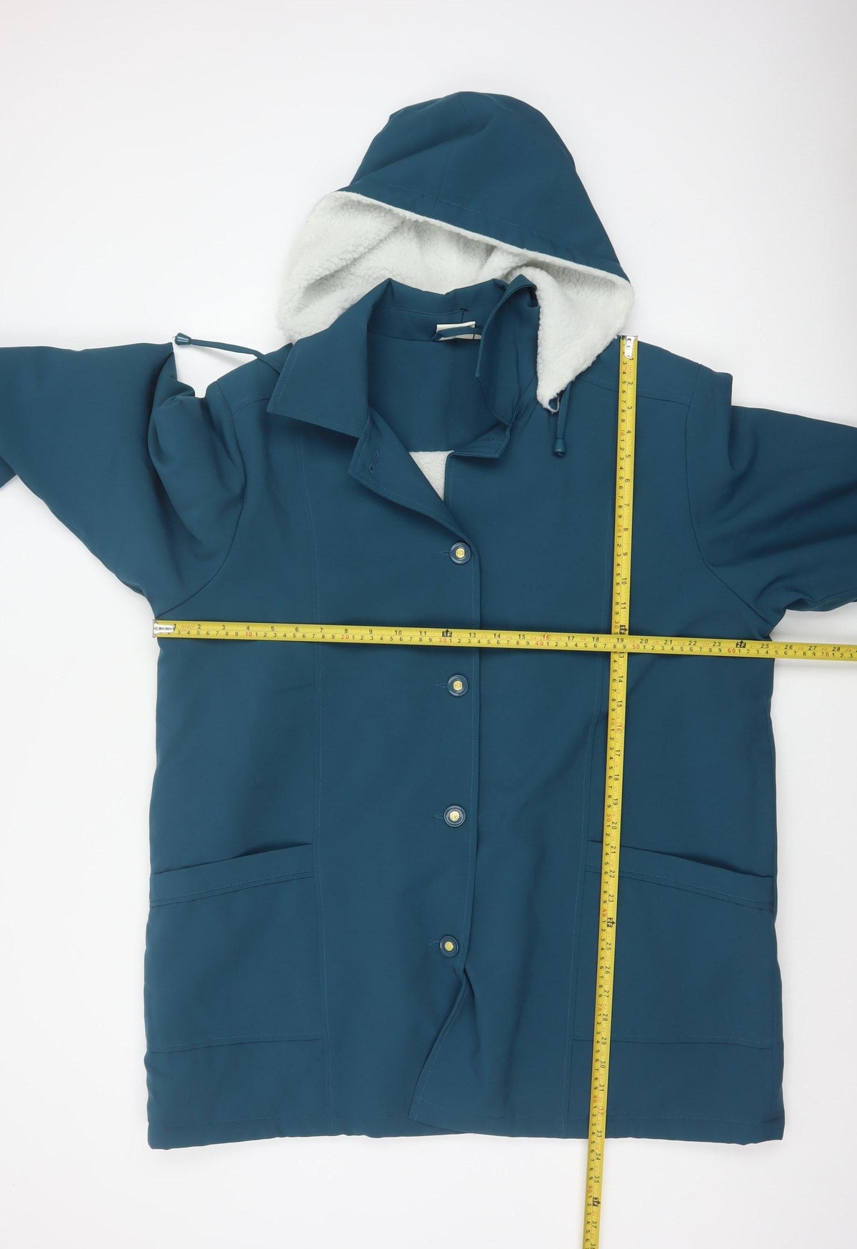 Annalina Women’s Blue Size 22 Hooded Sherpa Lined Parka Coat