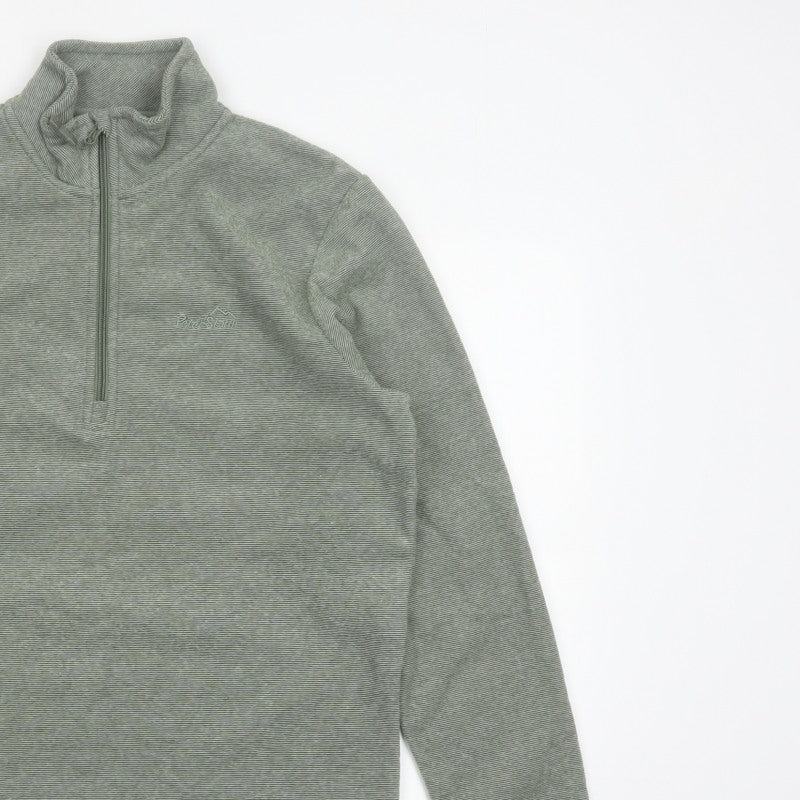 Peter Storm Men’s Green S Half Zip Fleece Sweatshirt Outdoor
