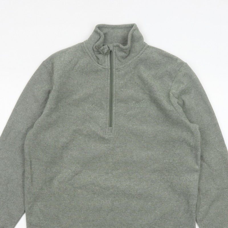 Peter Storm Men’s Green S Half Zip Fleece Sweatshirt Outdoor