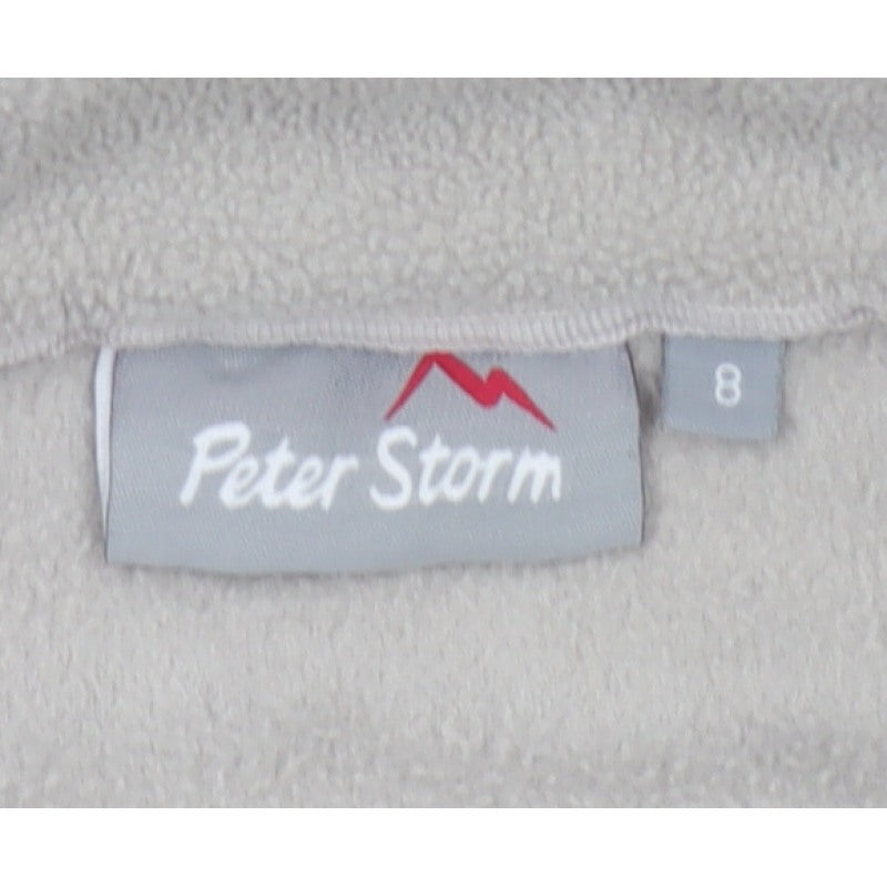 Peter Storm Women’s Beige Size 8 Fleece Full Zip Outdoor Jacket