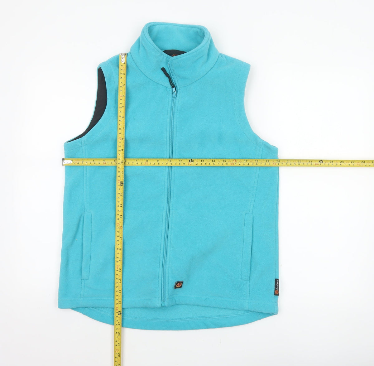 Gondwana Women’s Blue Size 10 Fleece Bodywarmer Full Zip Pockets