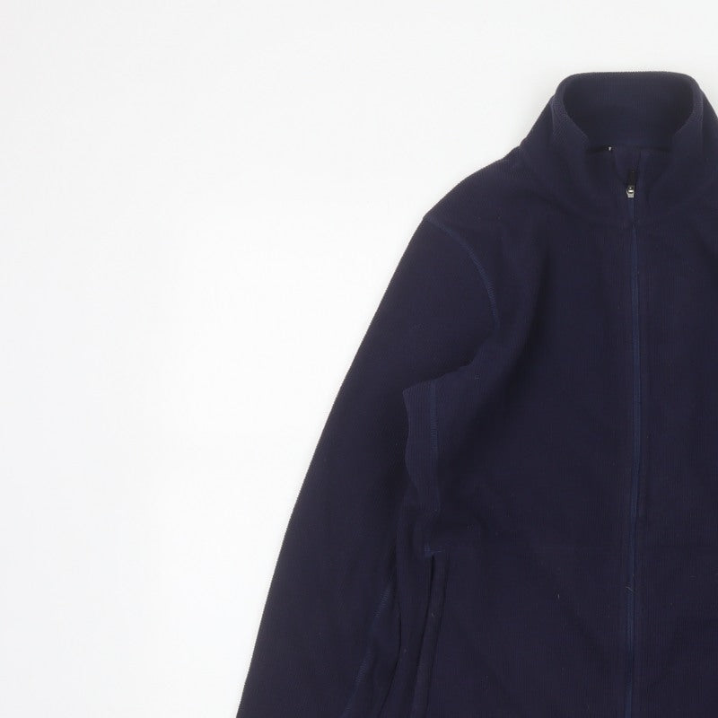 Rohan Women’s Navy S Microgrid Stowaway Full Zip Lightweight Jacket
