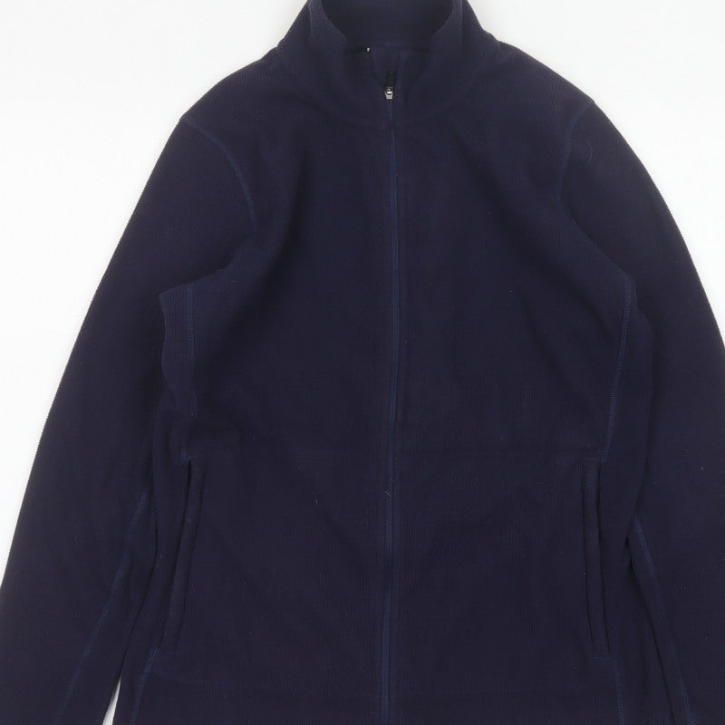 Rohan Women’s Navy S Microgrid Stowaway Full Zip Lightweight Jacket