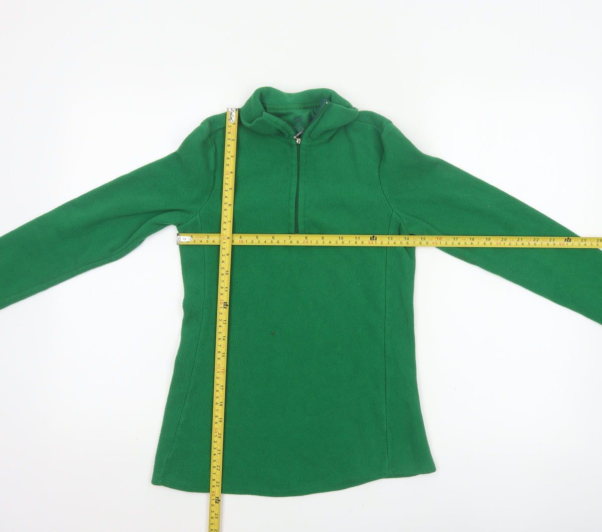 Gap Women’s Green XS Fleece 1/4 Zip High Neck Pullover Sweatshirt