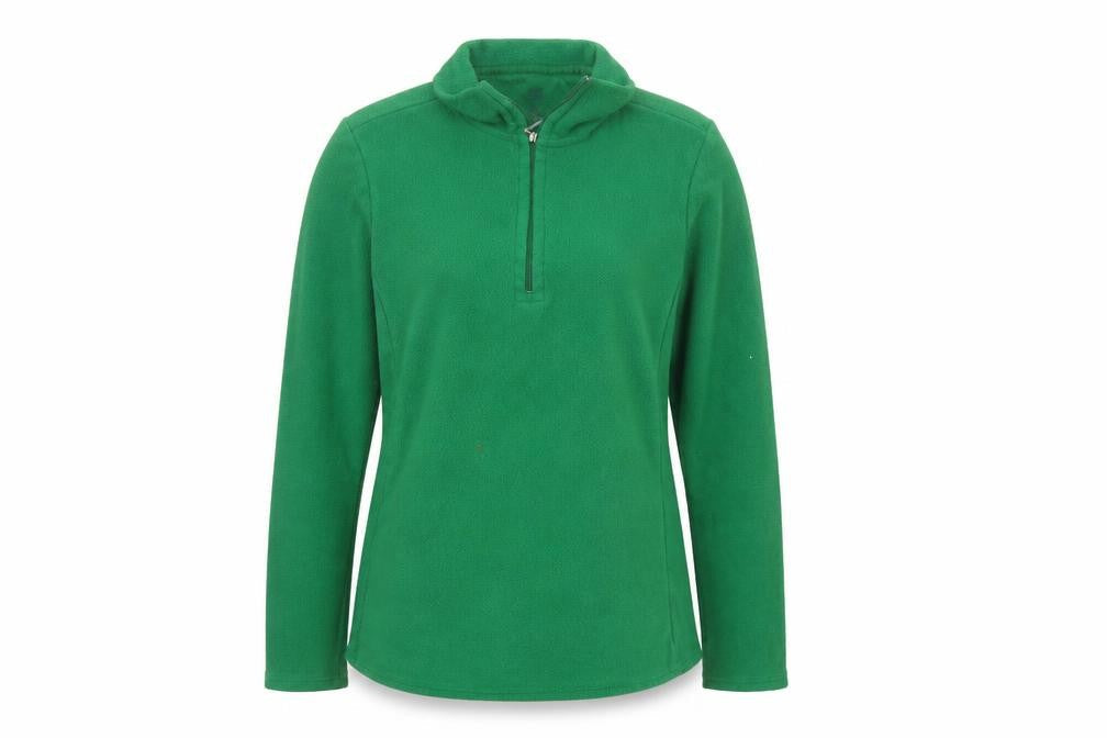 Gap Women’s Green XS Fleece 1/4 Zip High Neck Pullover Sweatshirt