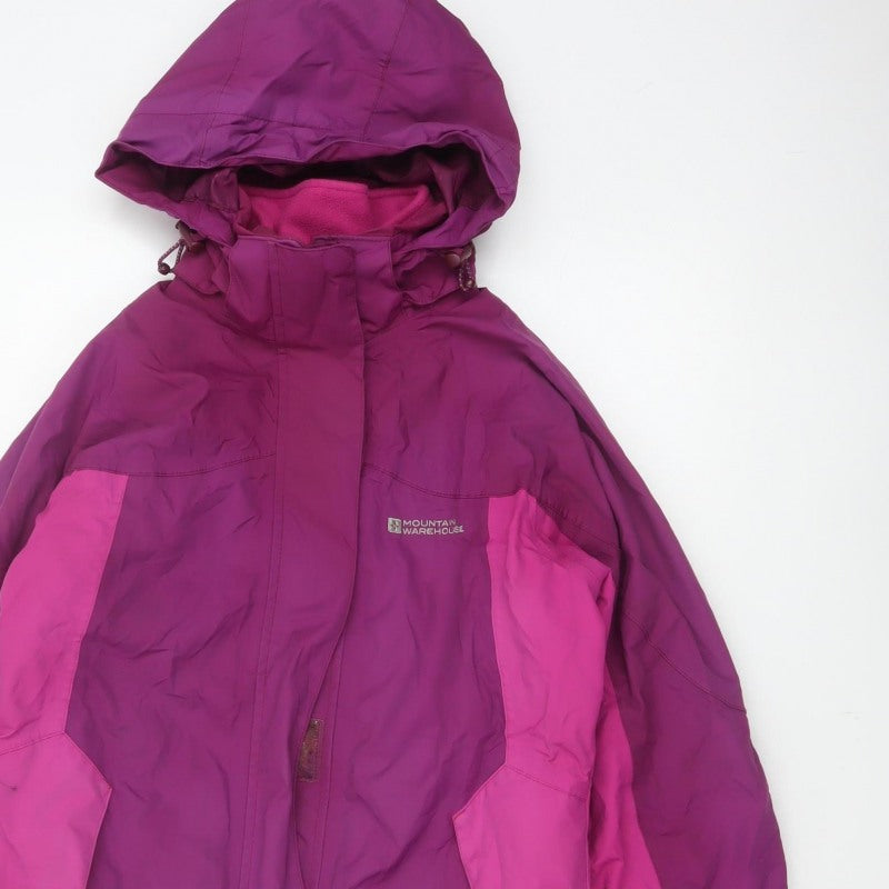 Mountain Warehouse Women’s Purple UK 8 ISOdry Hooded Ski Jacket