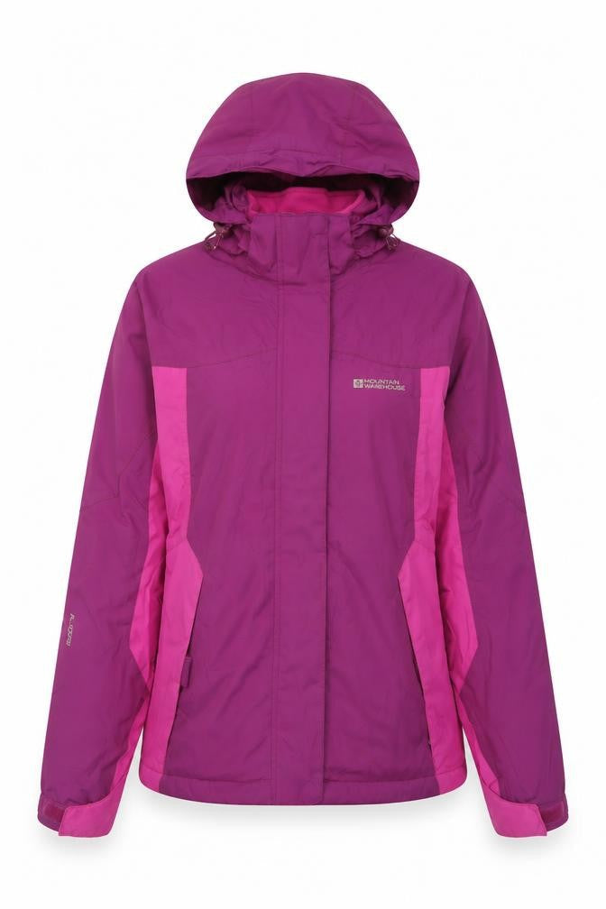 Mountain Warehouse Women’s Purple UK 8 ISOdry Hooded Ski Jacket