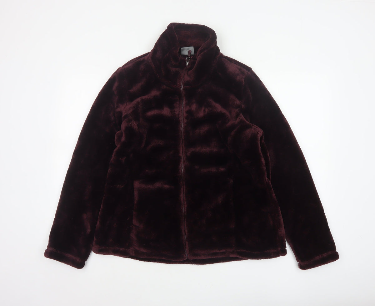 32 Degrees Heat Women’s Brown L Full Zip Thermal Fleece Jacket