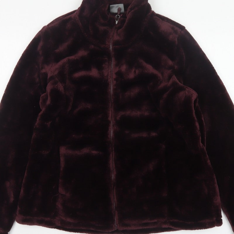 32 Degrees Heat Women’s Brown L Full Zip Thermal Fleece Jacket