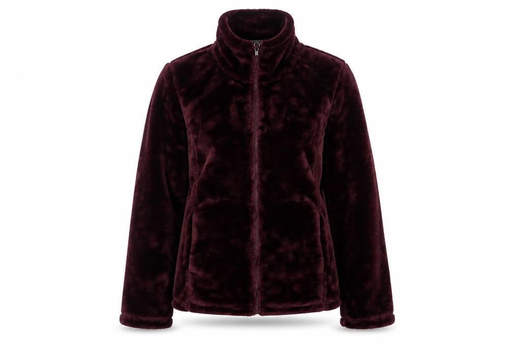 32 Degrees Heat Women’s Brown L Full Zip Thermal Fleece Jacket