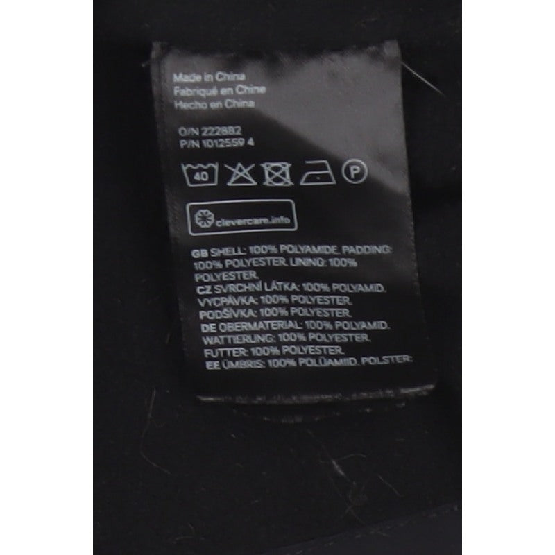 H&M Men's Black L Padded Snap Front Polyamide Jacket