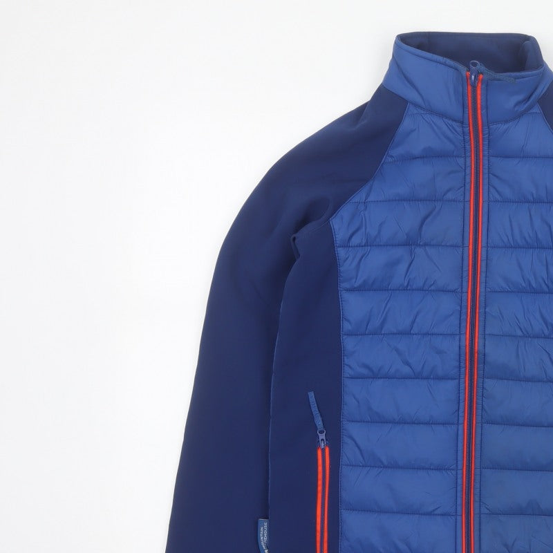 Mountain Warehouse Boys Blue Age 13 Puffer Jacket Quilted Softshell