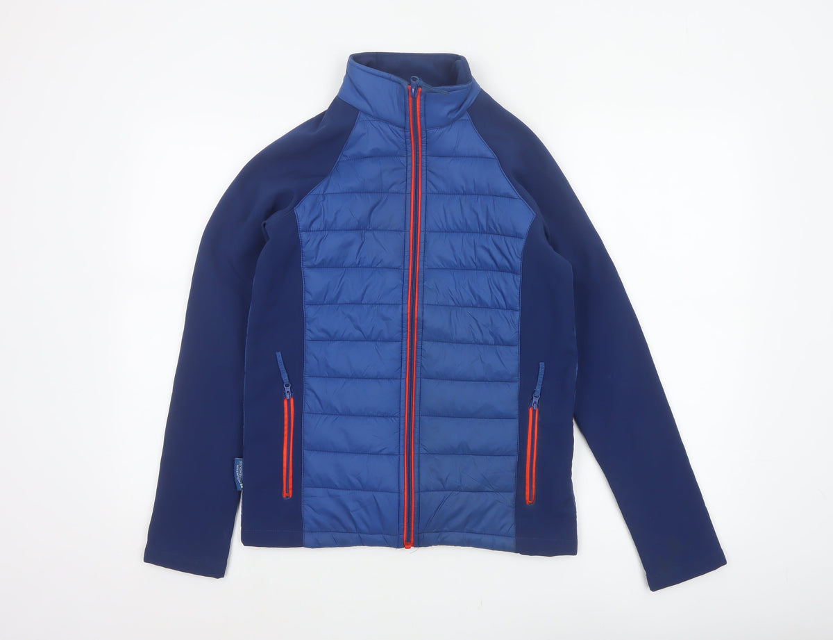 Mountain Warehouse Boys Blue Age 13 Puffer Jacket Quilted Softshell