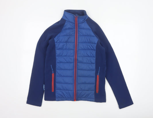 Mountain Warehouse Boys Blue Age 13 Puffer Jacket Quilted Softshell