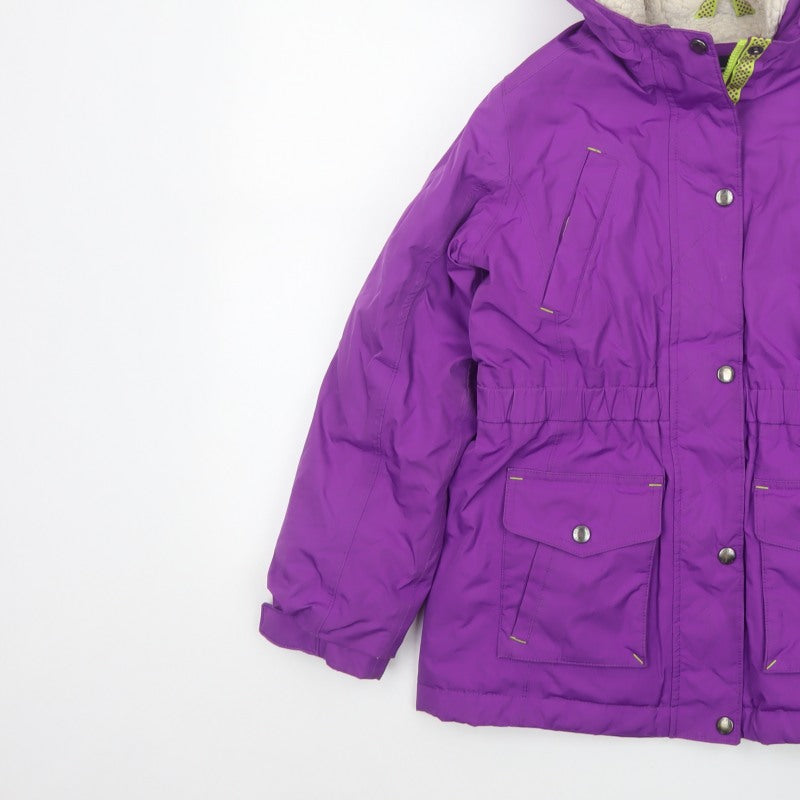 Lands' End Girls Purple 14-15 Years Hooded Down Insulated Parka Coat