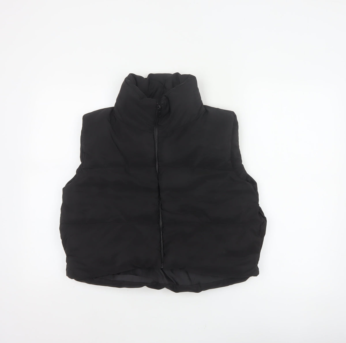 Rising Women’s Black Size S Puffer Gilet Padded Full Zip Waistcoat