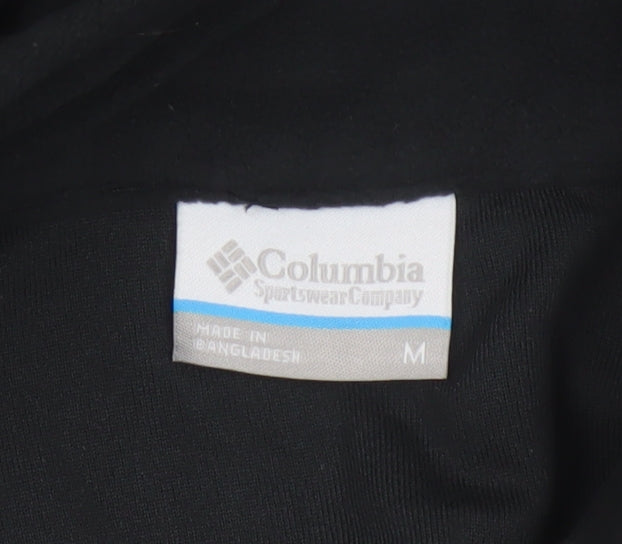 Columbia Men’s Black M 1/4 Zip Fleece Pullover Outdoor Sweatshirt