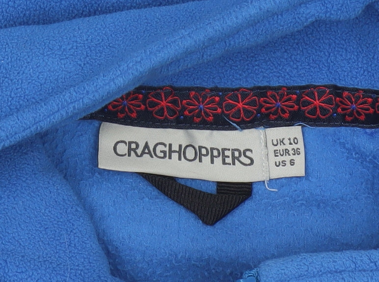 Craghoppers Women’s Blue UK 10 Fleece Full Zip Outdoor Jacket