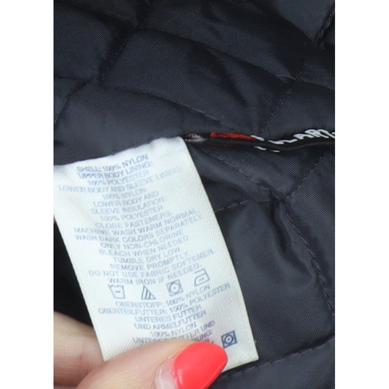 Lands' End Women's Navy UK 16 Petite Hooded Parka Jacket