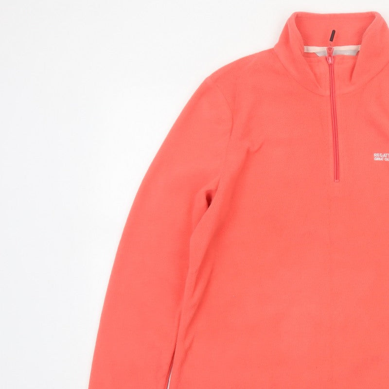 Regatta Women’s Pink UK 12 1/4 Zip Fleece Pullover Sweatshirt