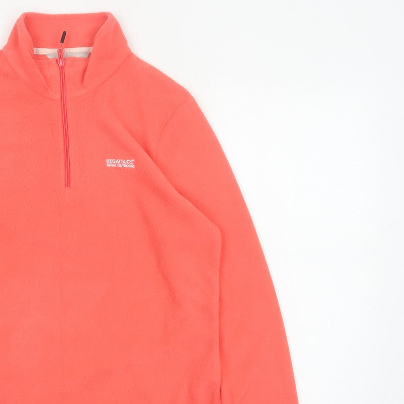 Regatta Women’s Pink UK 12 1/4 Zip Fleece Pullover Sweatshirt