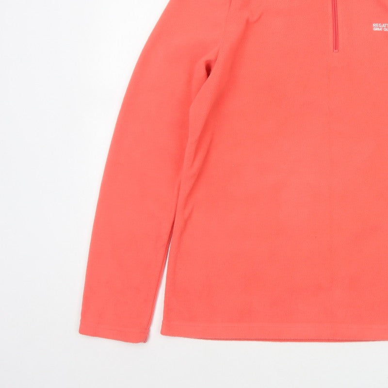 Regatta Women’s Pink UK 12 1/4 Zip Fleece Pullover Sweatshirt