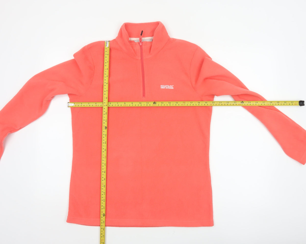 Regatta Women’s Pink UK 12 1/4 Zip Fleece Pullover Sweatshirt