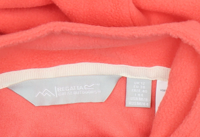 Regatta Women’s Pink UK 12 1/4 Zip Fleece Pullover Sweatshirt