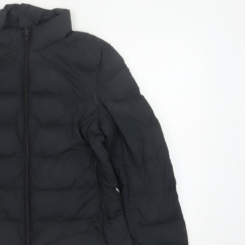 Marks and Spencer Women’s Black Size 12 Puffer Jacket Down Quilted