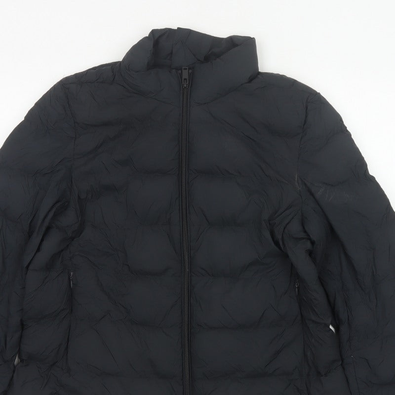 Marks and Spencer Women’s Black Size 12 Puffer Jacket Down Quilted
