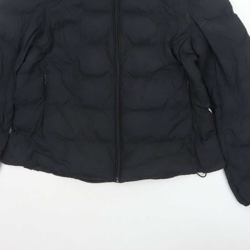 Marks and Spencer Women’s Black Size 12 Puffer Jacket Down Quilted