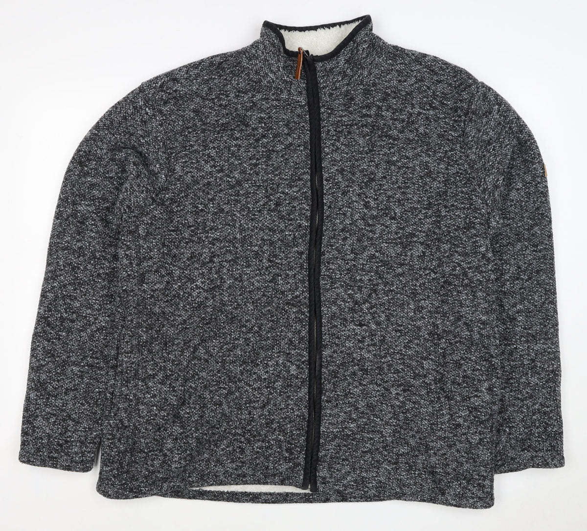 Northern Expo Men's Grey XL Fleece Lined Full Zip Outdoor Jacket