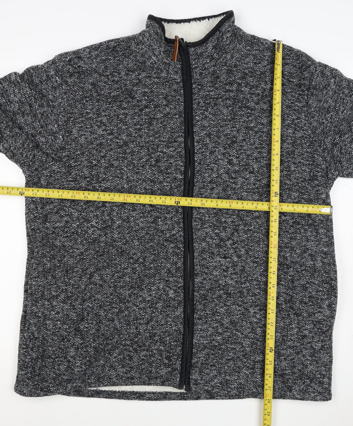 Northern Expo Men's Grey XL Fleece Lined Full Zip Outdoor Jacket