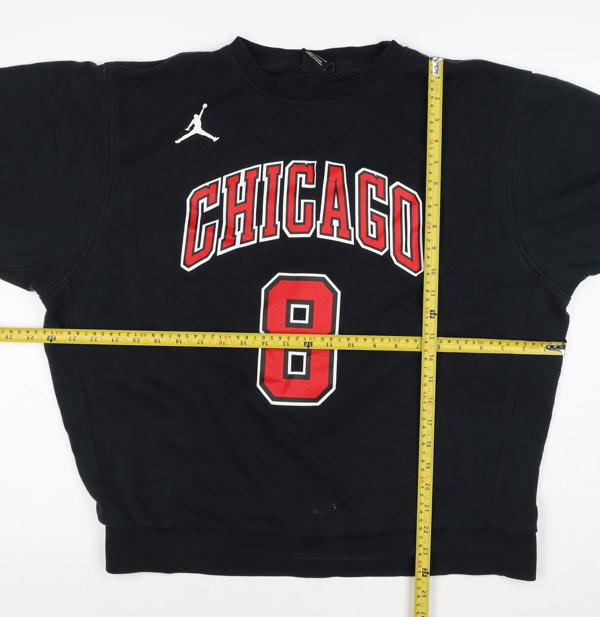 Nike Jordan NBA Chicago LaVine 8 Black L Crew Neck Sweatshirt