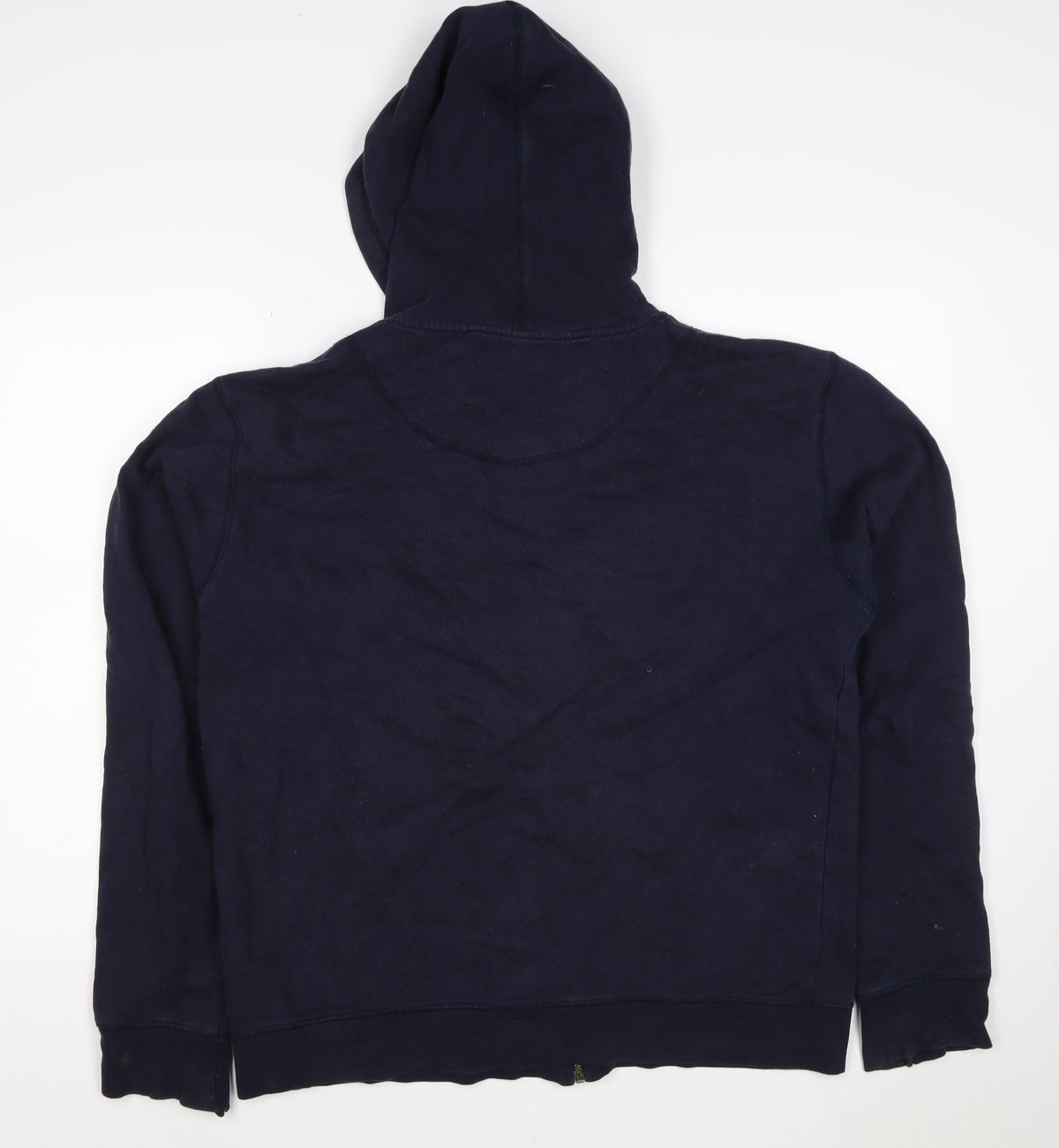 FCUK Jeans Men's Navy L Full Zip Hoodie Logo Cotton