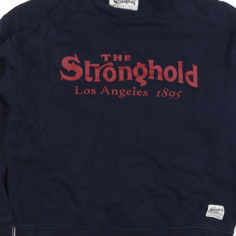 Additional view of Stronghold Men's Navy M Graphic Print Los Angeles Pullover Sweatshirt