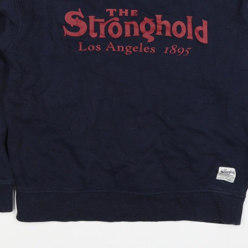 Additional view of Stronghold Men's Navy M Graphic Print Los Angeles Pullover Sweatshirt