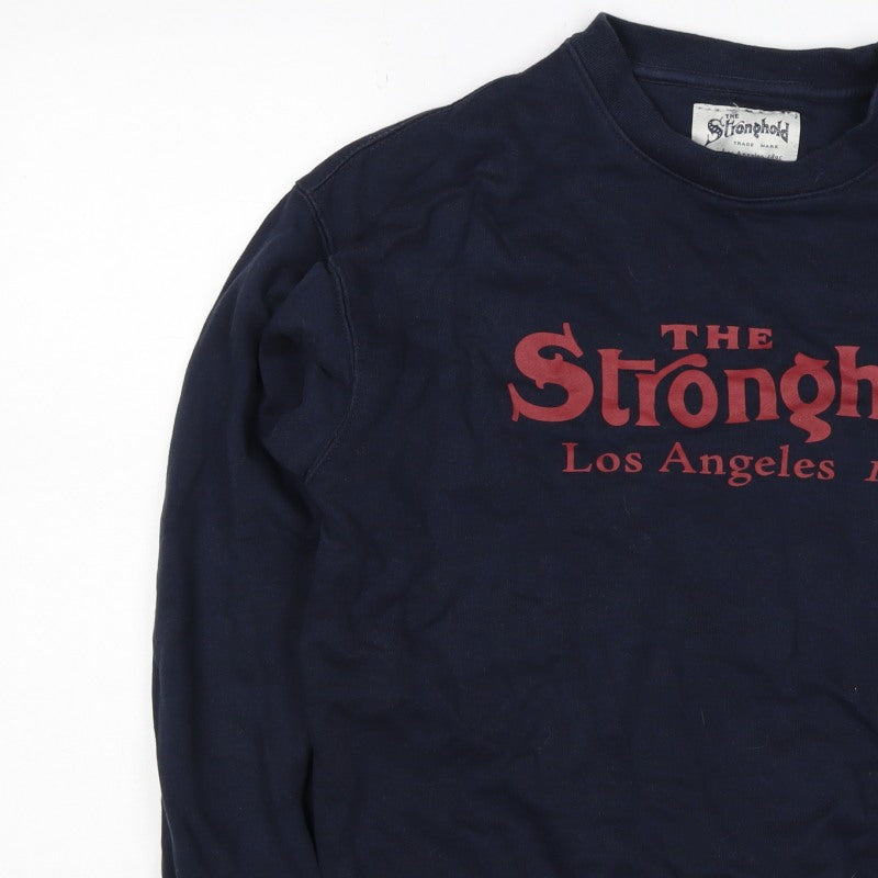 Additional view of Stronghold Men's Navy M Graphic Print Los Angeles Pullover Sweatshirt