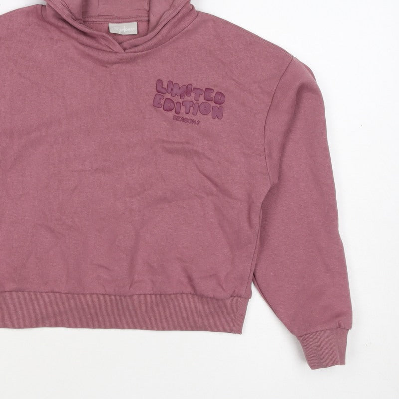 I Love Girlswear Girls Pink 10 Years Pullover Hoodie Limited Edition