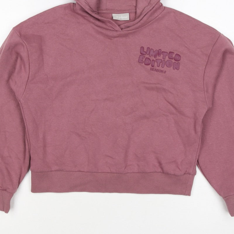 I Love Girlswear Girls Pink 10 Years Pullover Hoodie Limited Edition