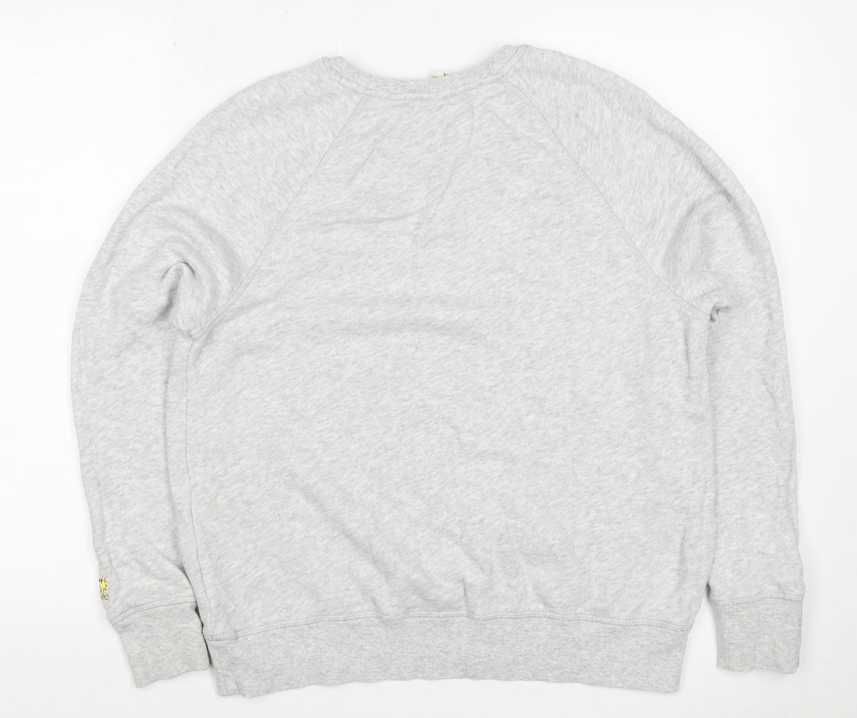 C&A Women Grey M Snoopy Peanuts Graphic Pullover Sweatshirt