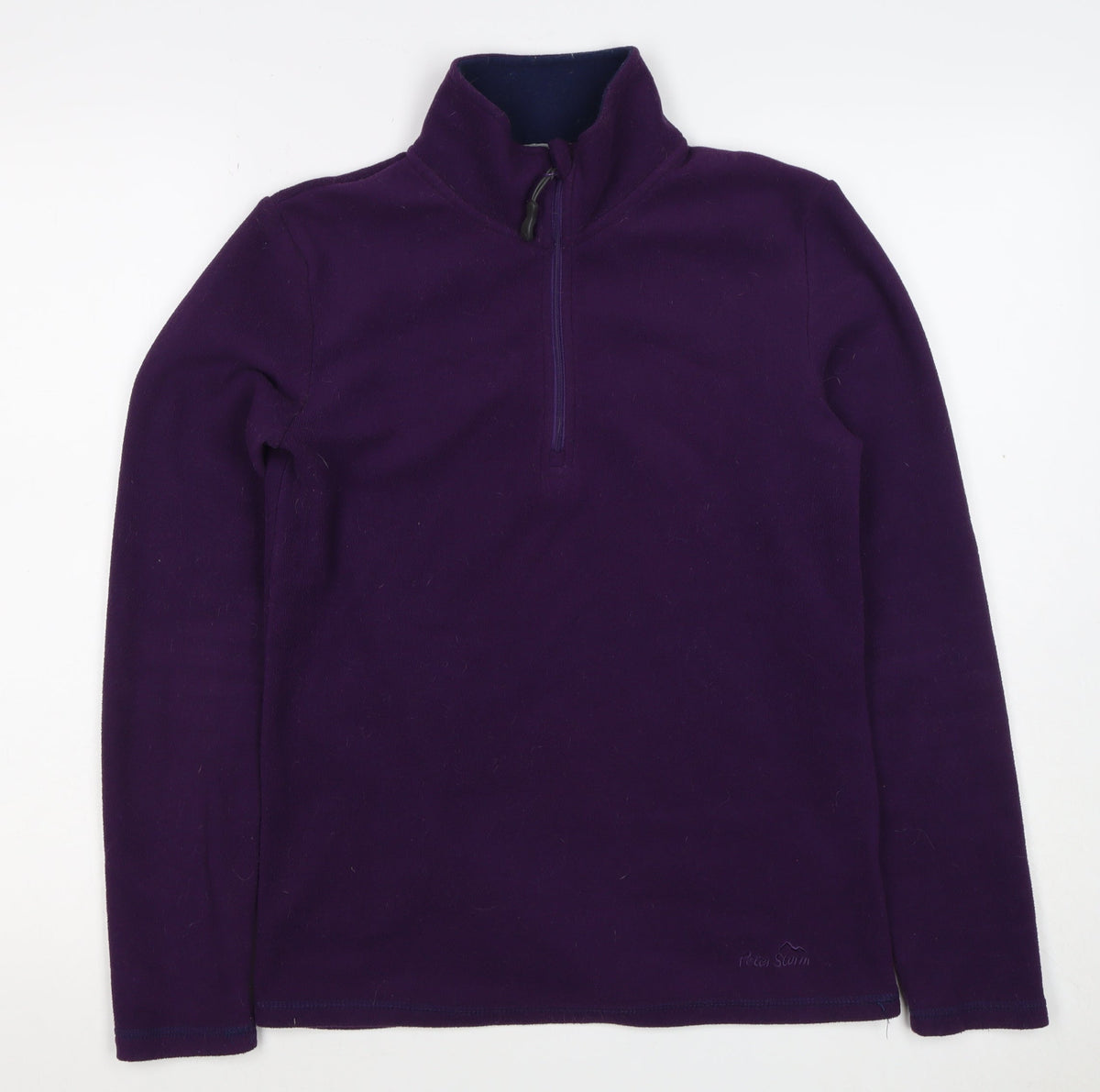 Peter Storm Women Purple Size 10 1/4 Zip Fleece Sweatshirt High Neck