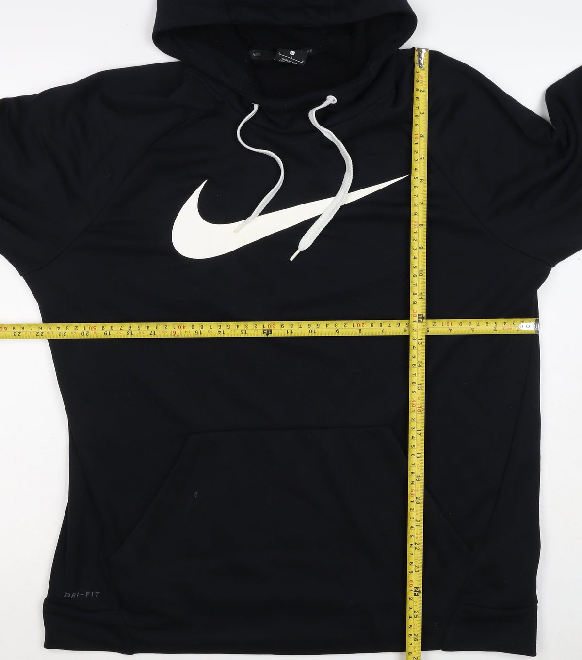 Nike Men's Black L Dri-FIT Swoosh Pullover Hoodie Sports
