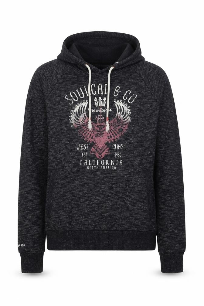 Soulcal & Co Women’s Black UK 14 Pullover Hoodie Graphic Eagle