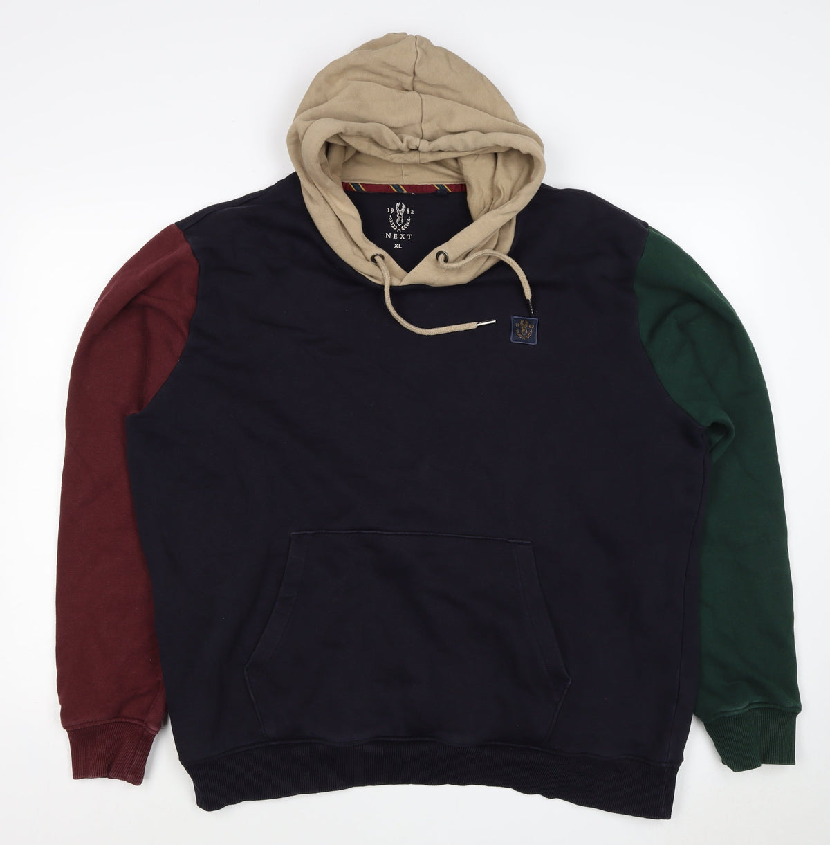 Next Men’s Multicoloured XL Pullover Hoodie College Logo