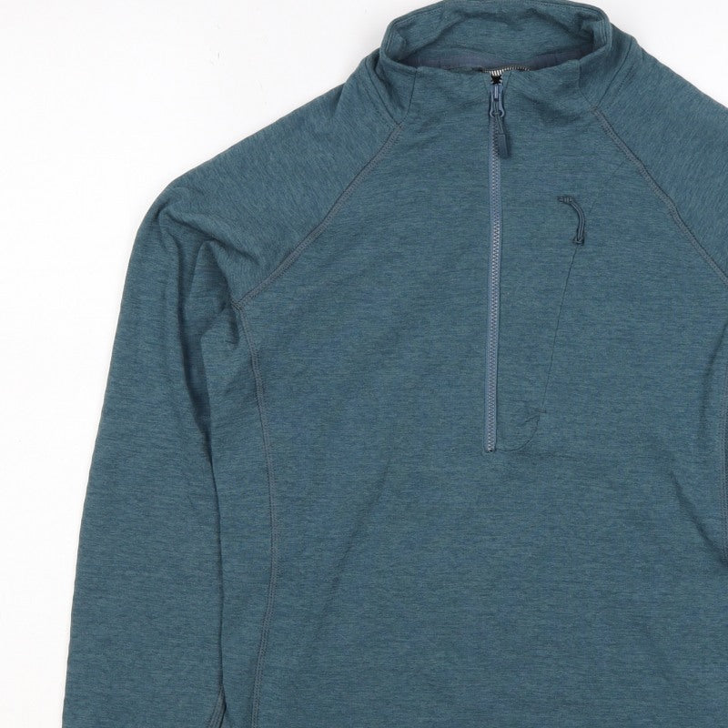 Rab Women’s Blue UK 10 Nexus 1/4 Zip Fleece Pullover Hiking Top
