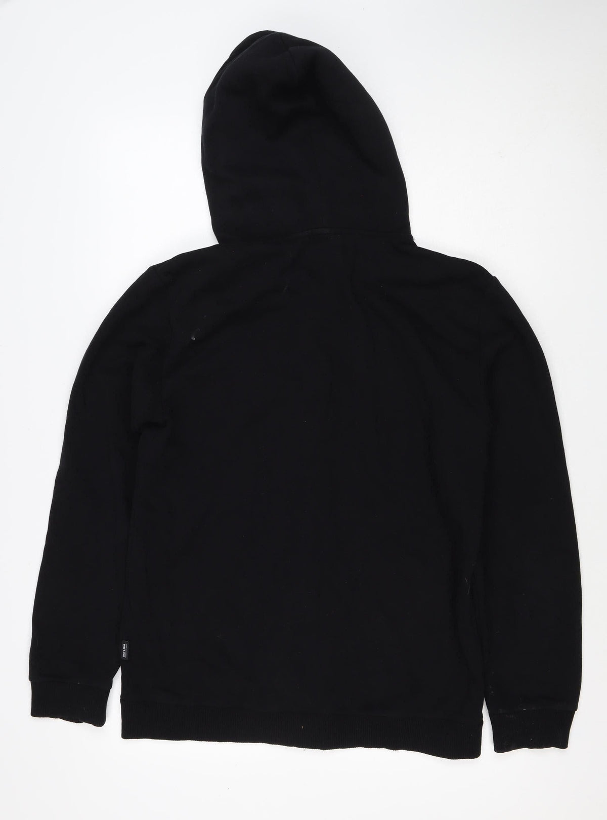 Only & Sons Men's Black M Full Zip Hooded Sweatshirt Pockets