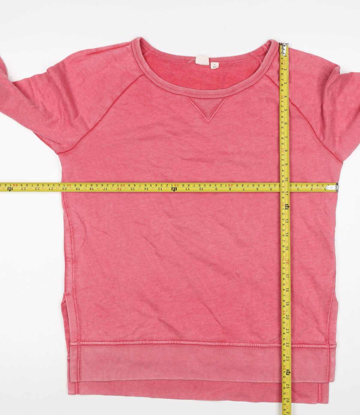 Gap Women’s Pink Size S Crew Neck Raglan Pullover Sweatshirt