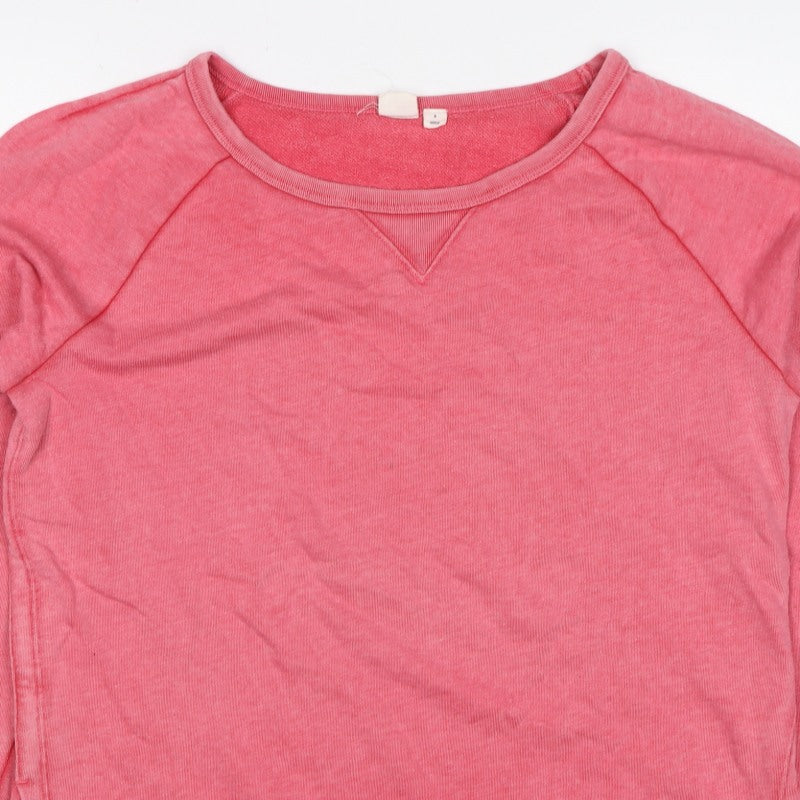 Gap Women’s Pink Size S Crew Neck Raglan Pullover Sweatshirt